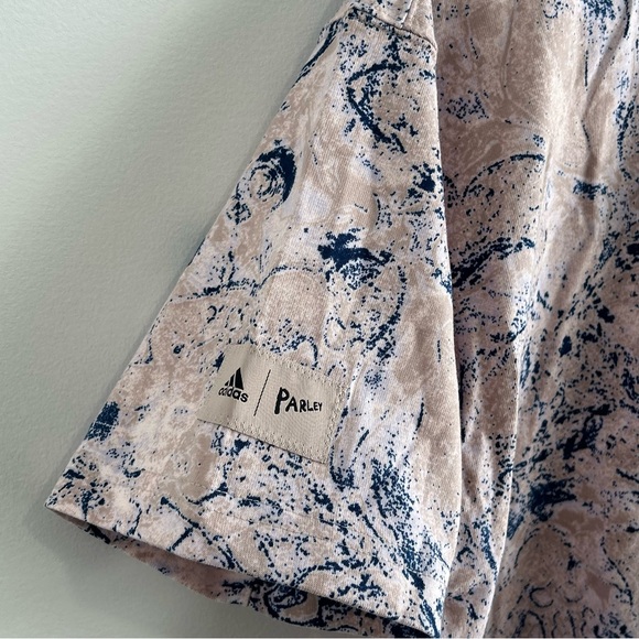 adidas x Parley Tee Wonder Quartz/Silver Size Medium Unisex  NWT Tshirt - Picture 7 of 11